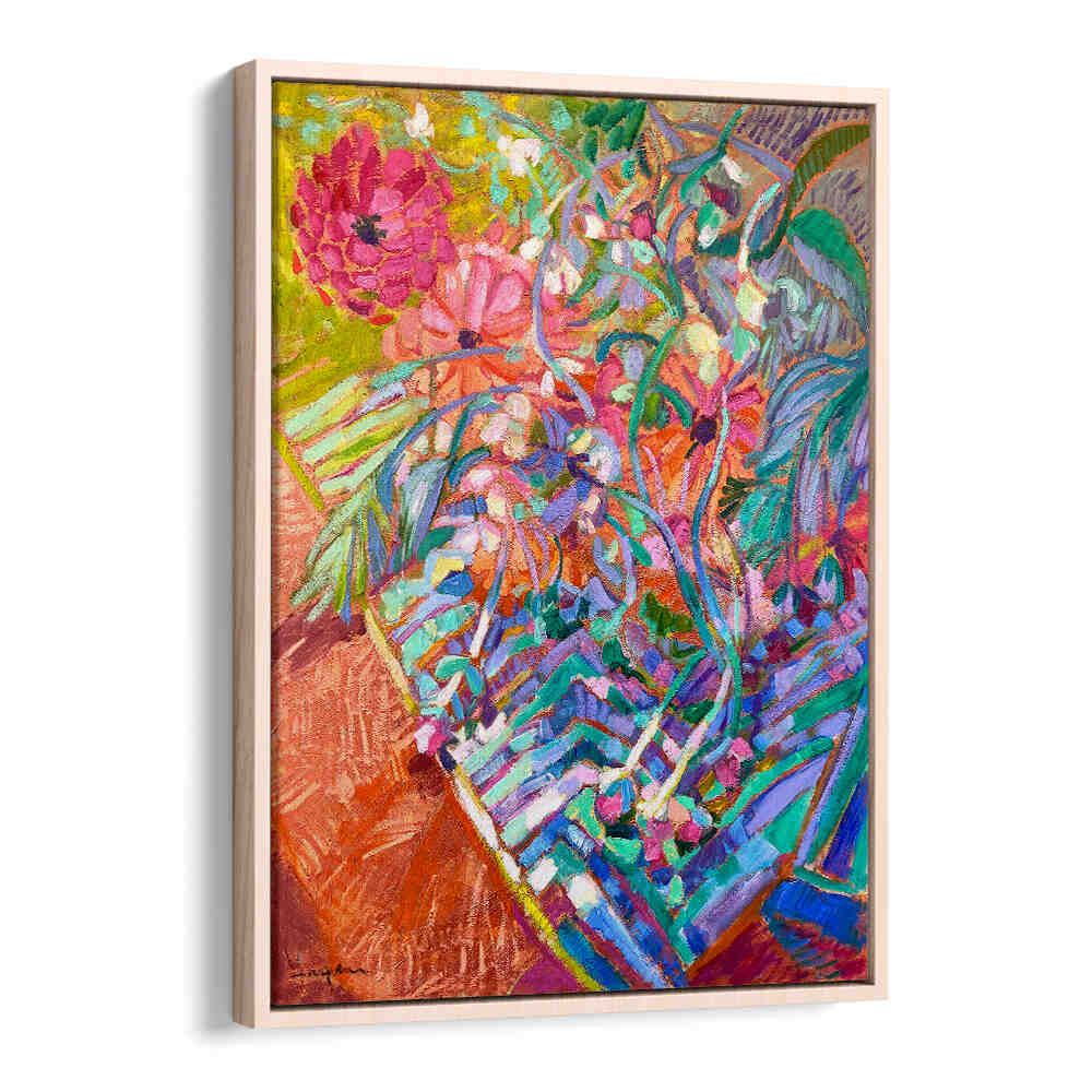 BOTANIC RADIANCE IV , ABSTRACT PAINTINGS