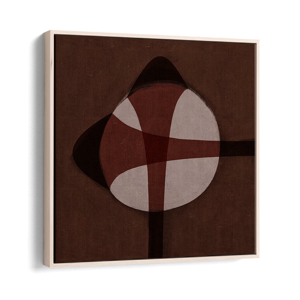 BROWN GEOMETRIC ABSTRACT