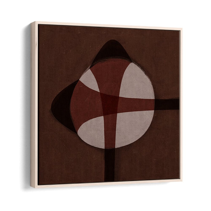 BROWN GEOMETRIC ABSTRACT