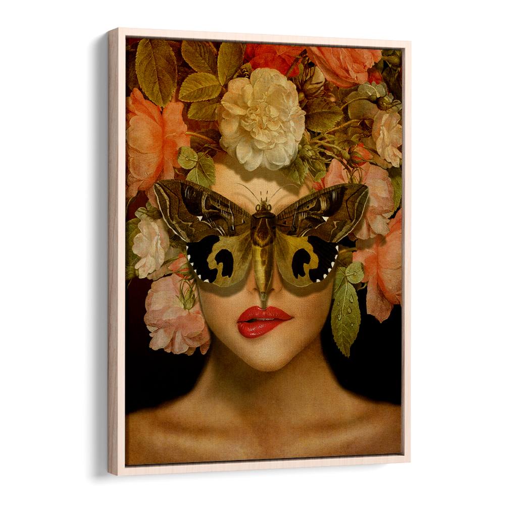BUTTERFLY MASKED WOMAN