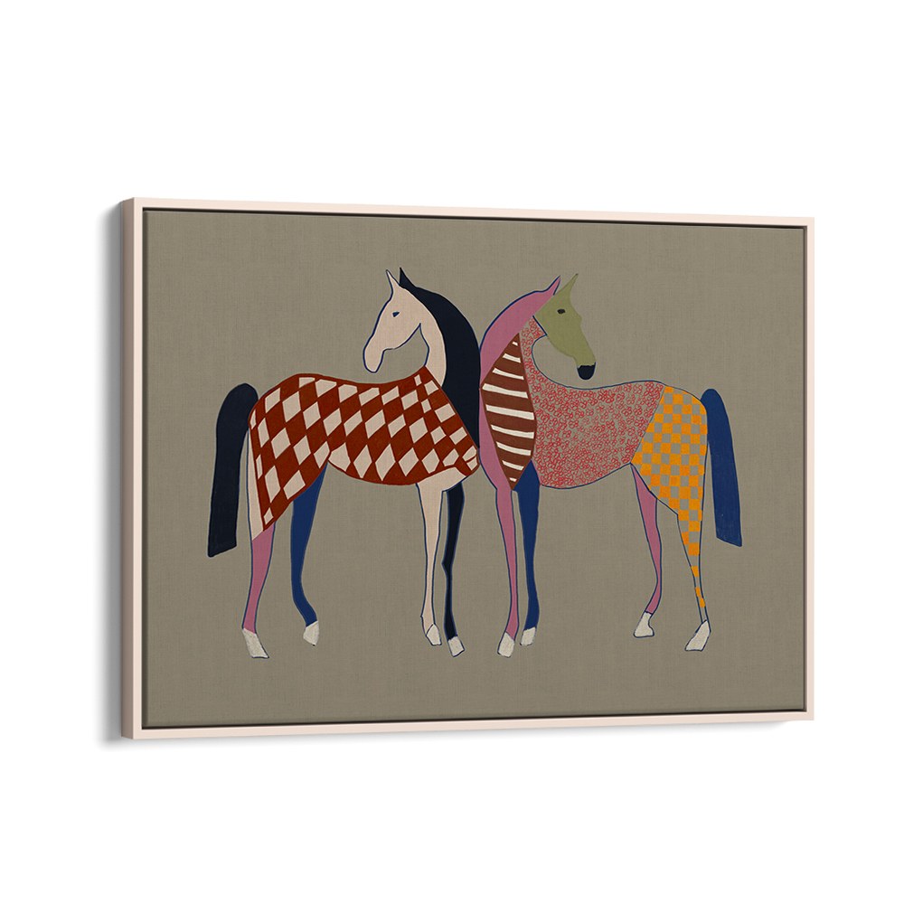 COLORFUL PATTERNED HORSES
