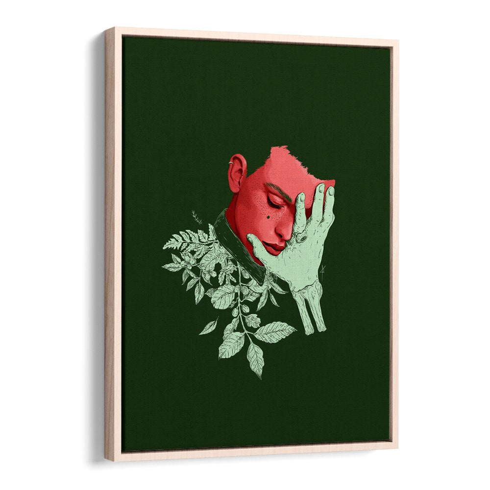 CONTEMPLATIVE BOTANICAL PORTRAIT