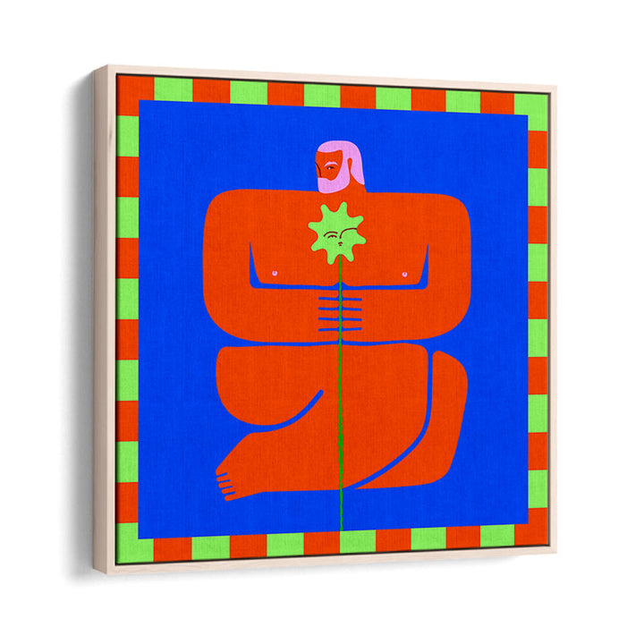 CONTEMPLATIVE EMBRACE , POP ART PAINTINGS