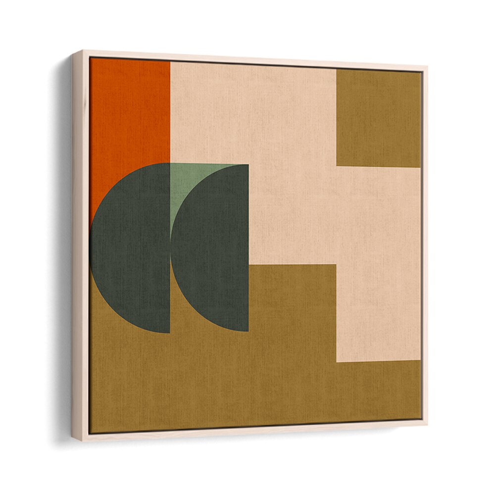 Stylish CONTEMPORARY ABSTRACT XXII, ABSTRACT PAINTINGS showcasing geometric shapes and warm earthy tones.