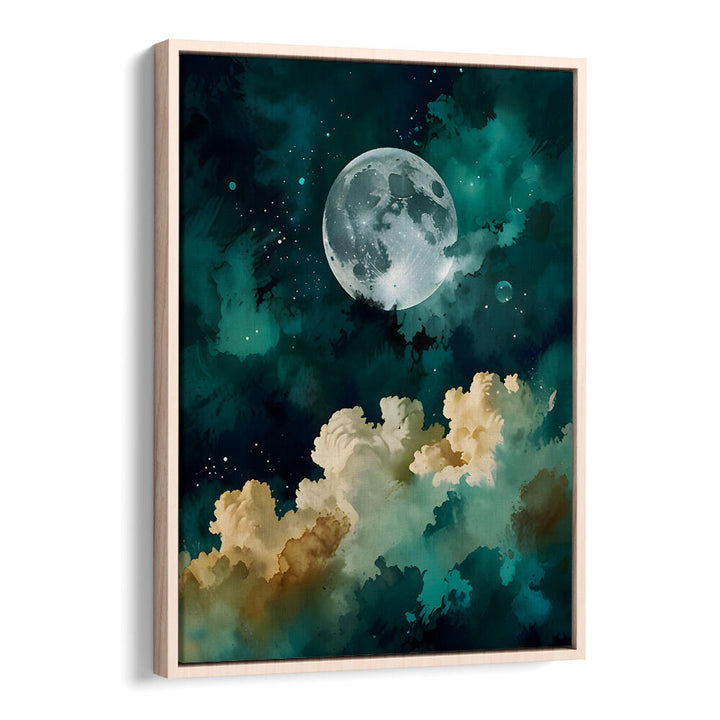 CLOUDS BENEATH THE MOON , LANDSCAPE PAINTINGS