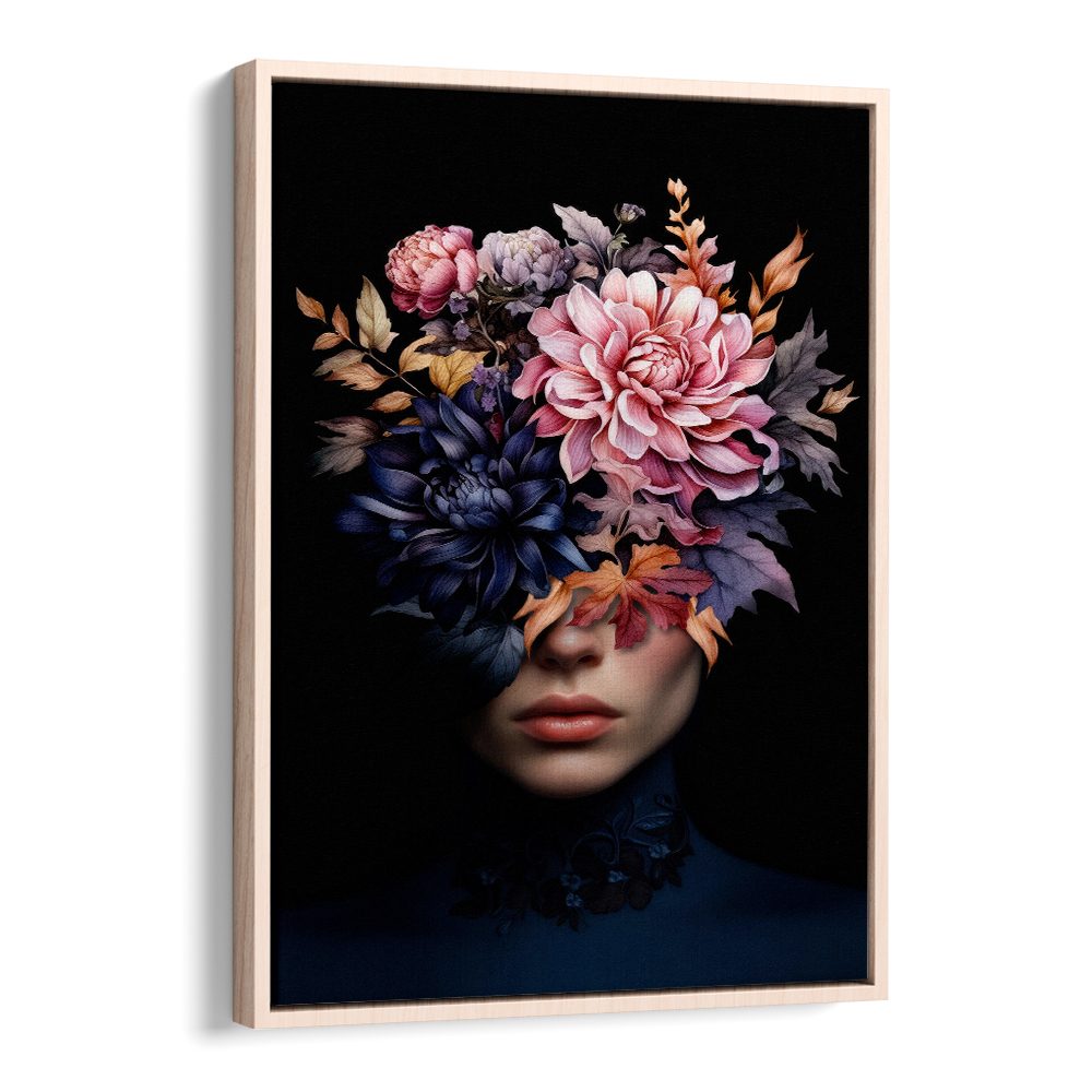DARK FLORAL PORTRAIT
