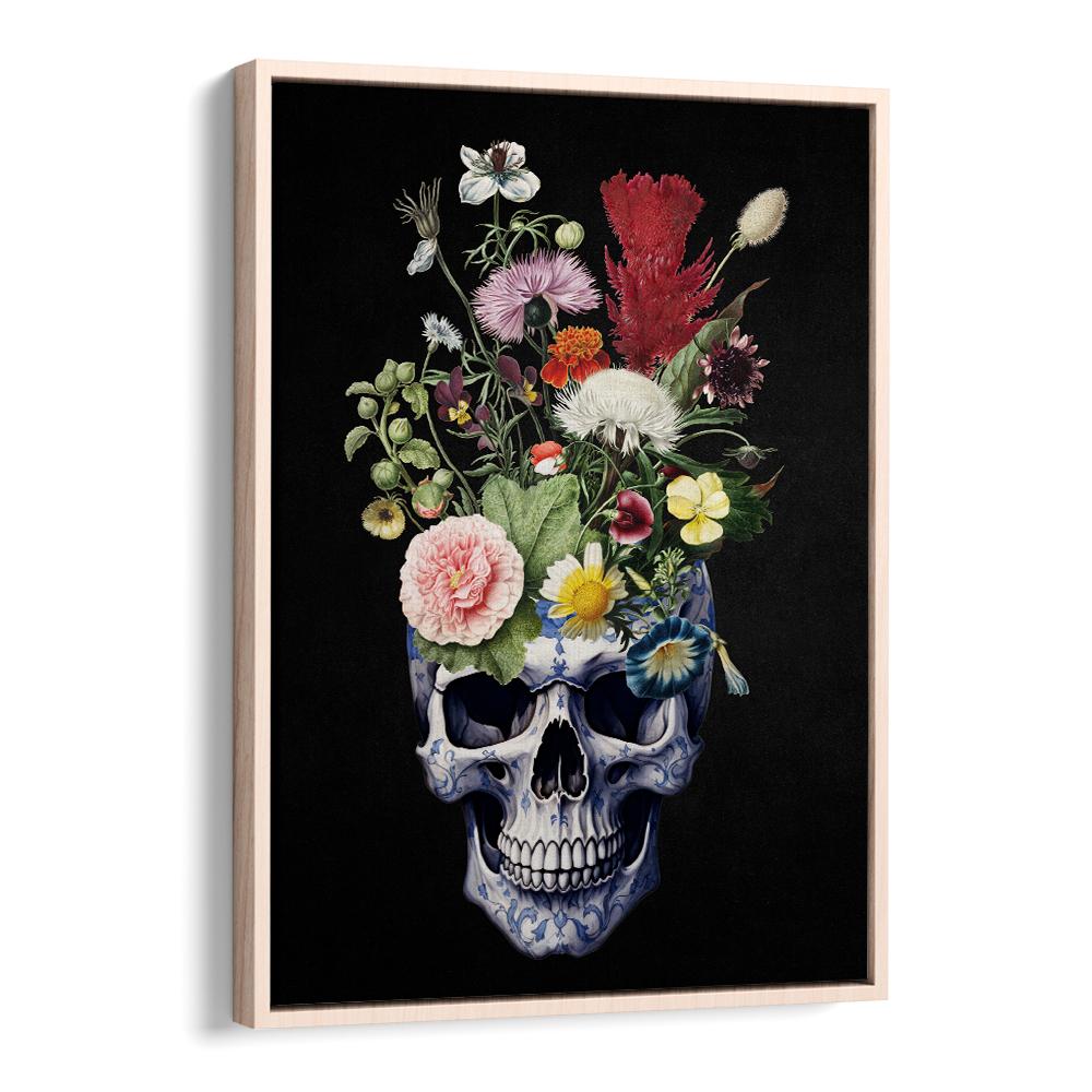 DELFT FLORAL SKULL