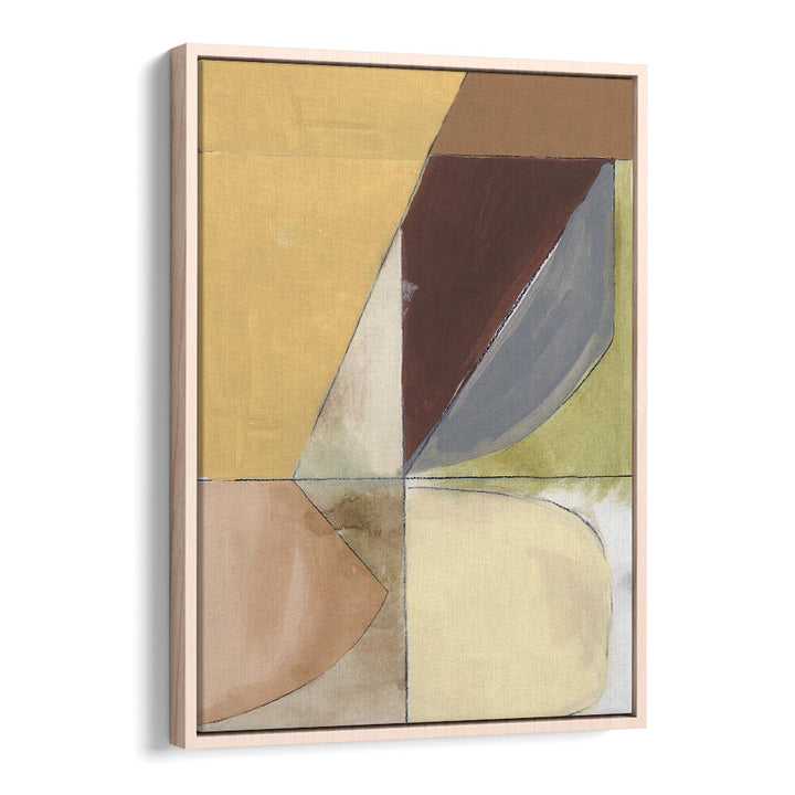 DUSTY PINK YELLOW ABSTRACT II , ABSTRACT PAINTINGS