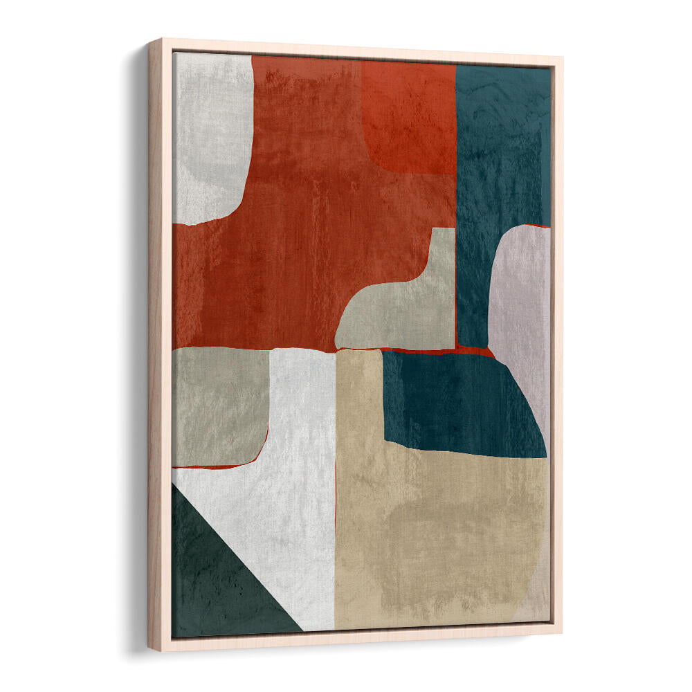 EARTH AND TIDE INTERLOCK I , ABSTRACT PAINTINGS