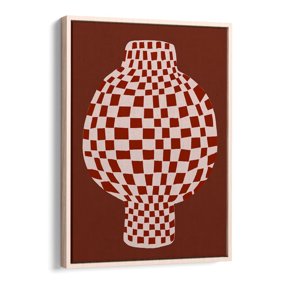 EARTHY CHECKERED VASE