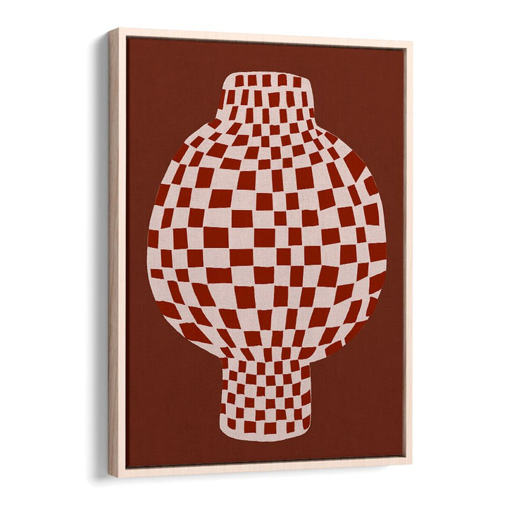 EARTHY CHECKERED VASE