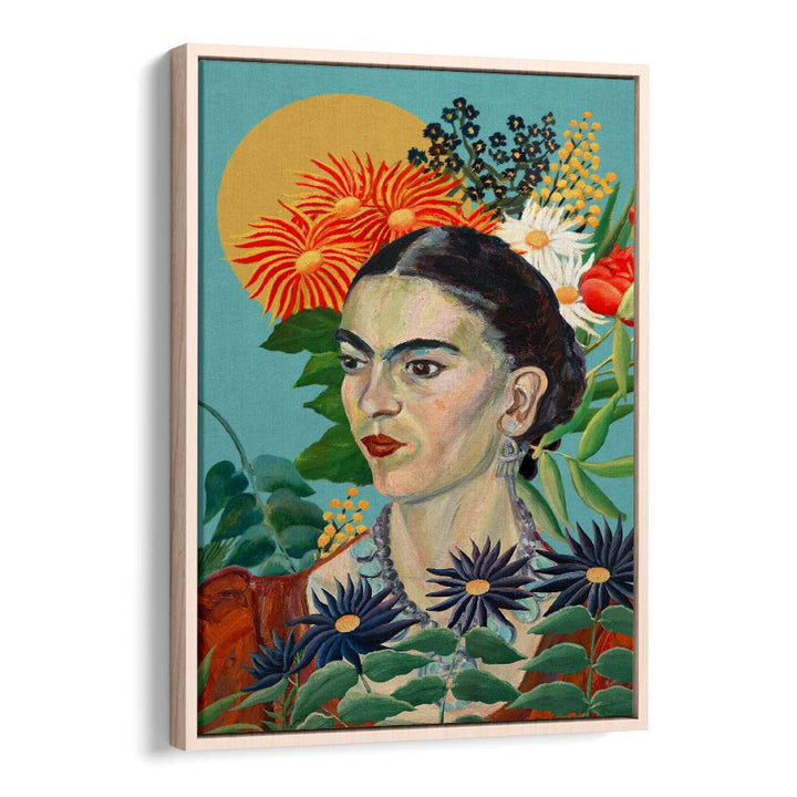 EXOTIC FLORAL PORTRAIT