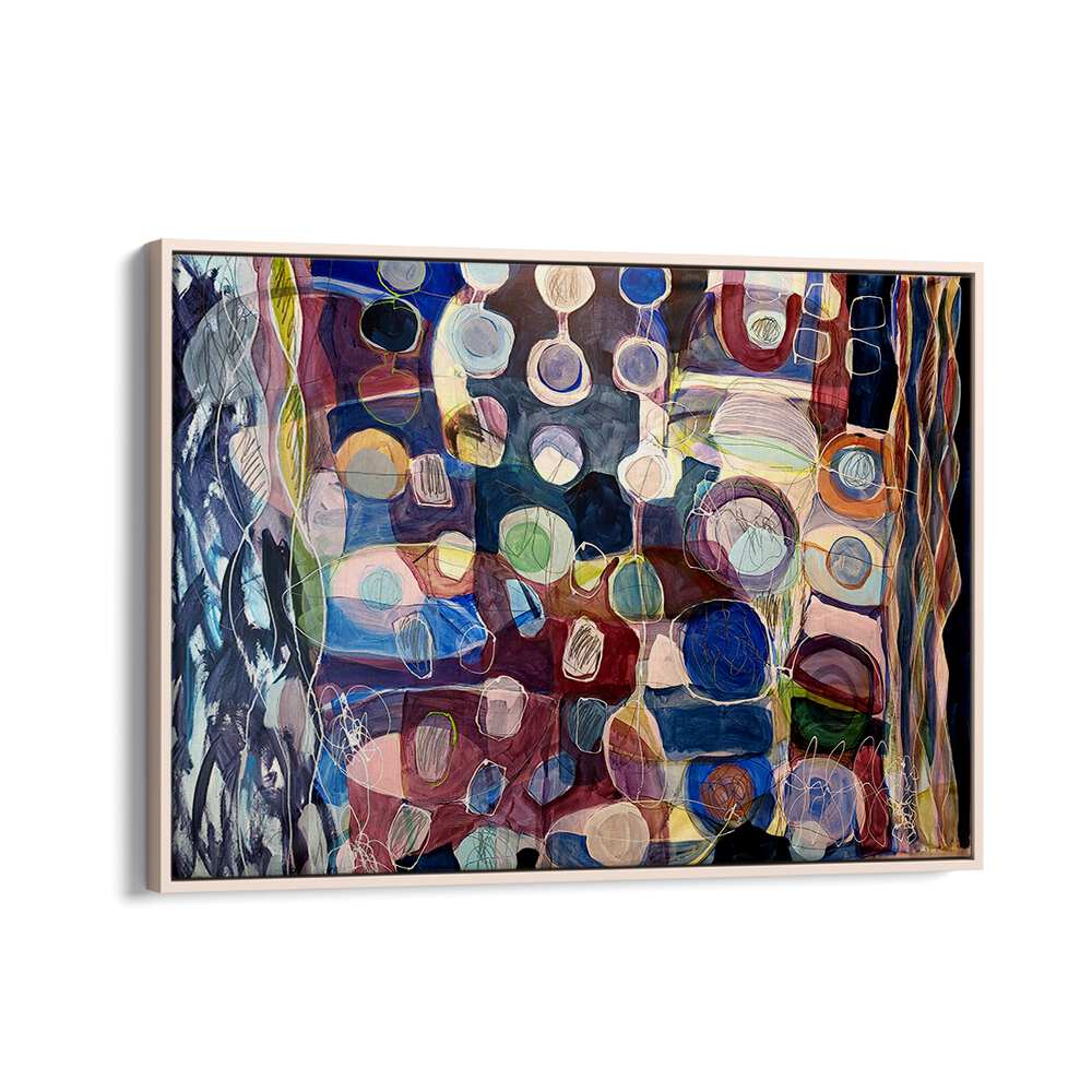 Vibrant ELEMENTS ORGANISEES I, ABSTRACT PAINTINGS, showcasing dynamic brush strokes and modern artistry for your space.