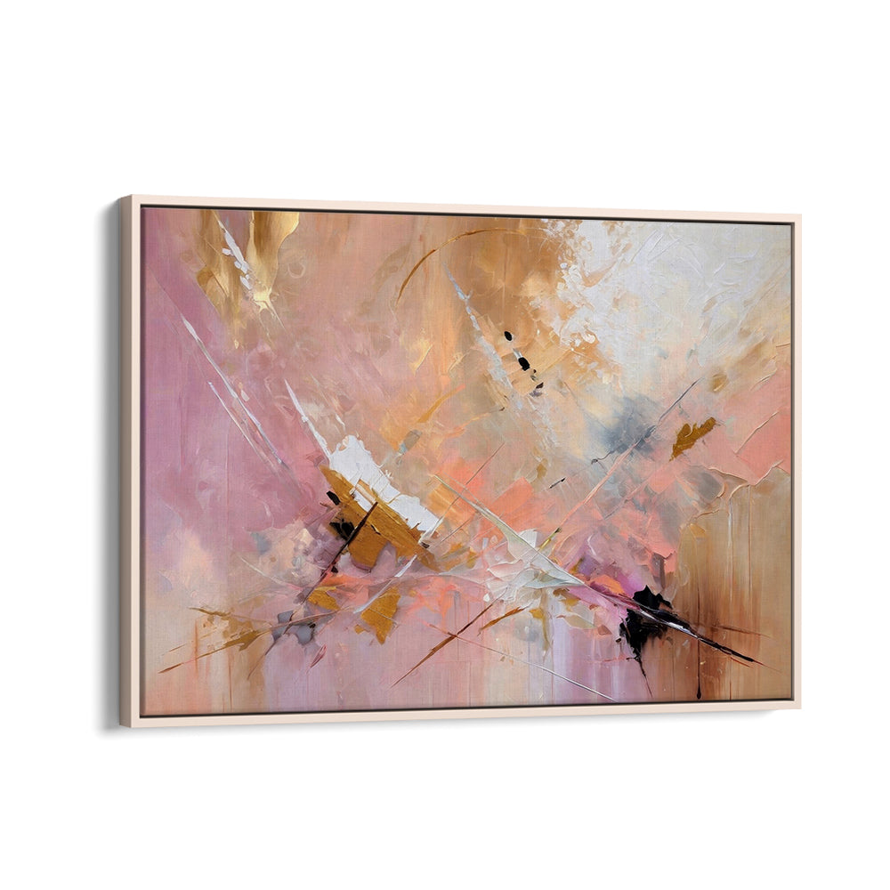 Vibrant EXPRESSIONIST PINK, ABSTRACT PAINTINGS art piece elevating modern home décor with captivating artistry.