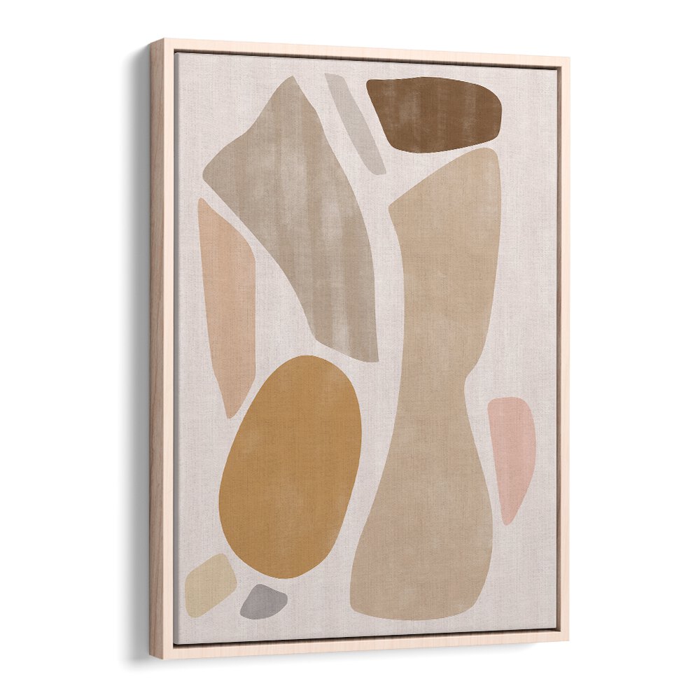 FIGURE NO II, GEOMETRIC ART PRINTS showcase modern elegance with stylish shapes and warm colors for contemporary decor.