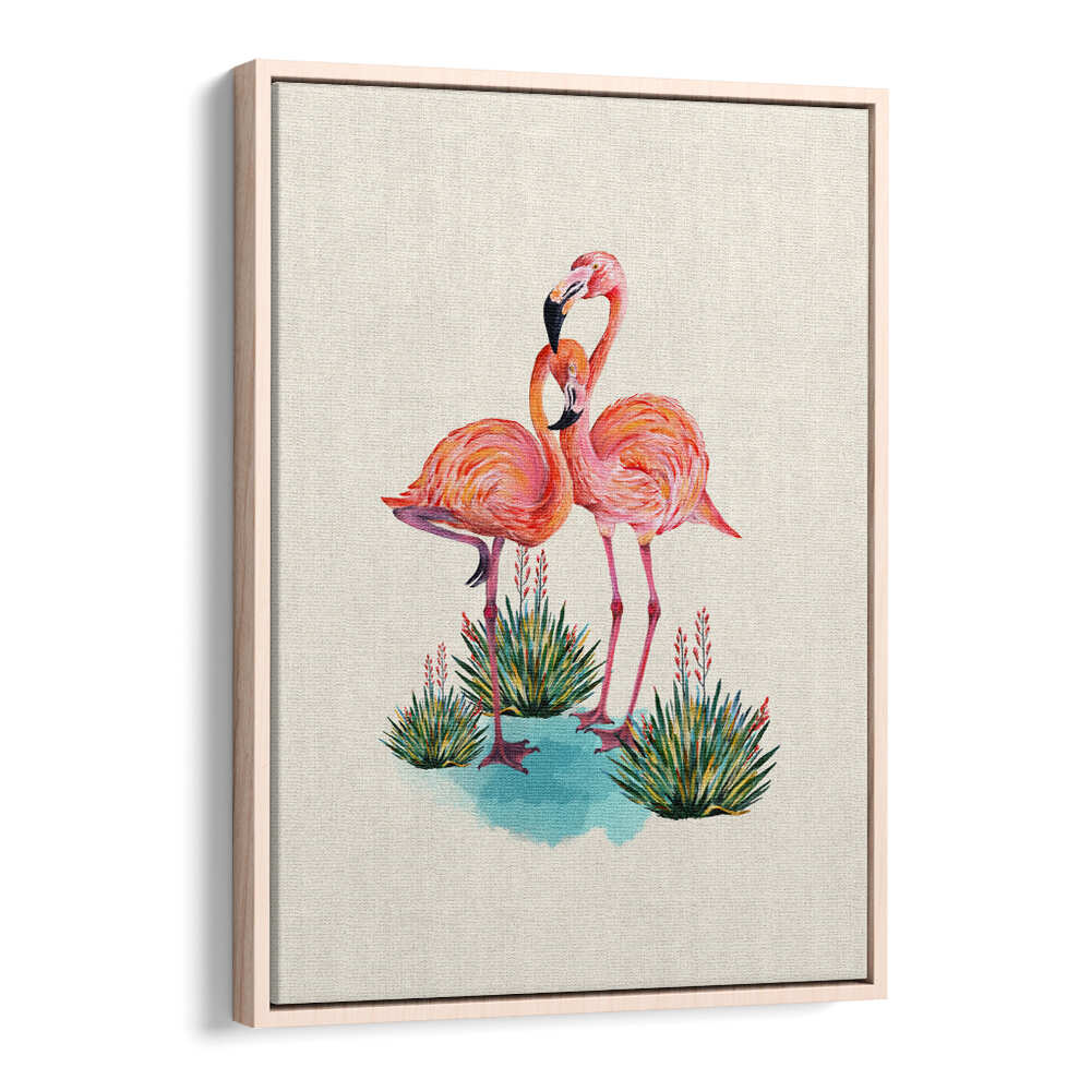 FLAMINGO , ANIMAL PAINTINGS