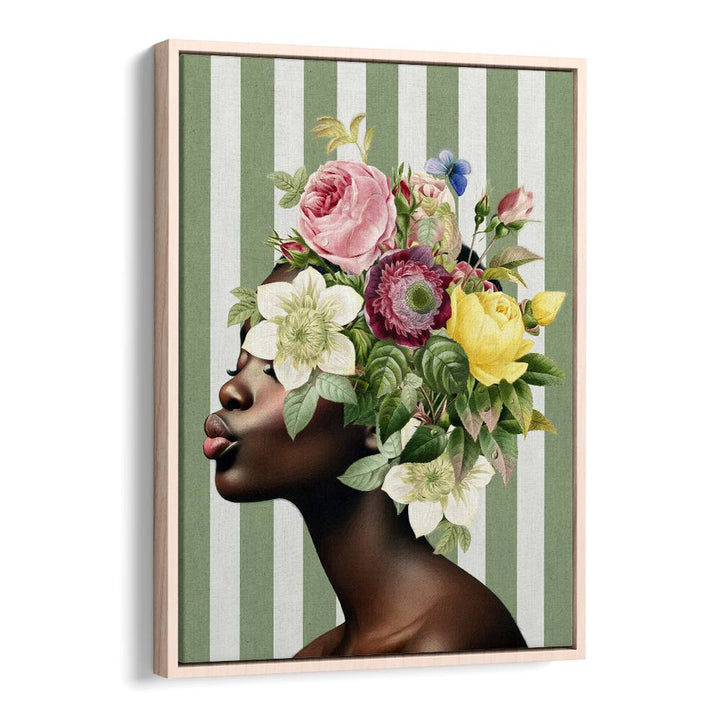 FLORAL WOMAN KISS