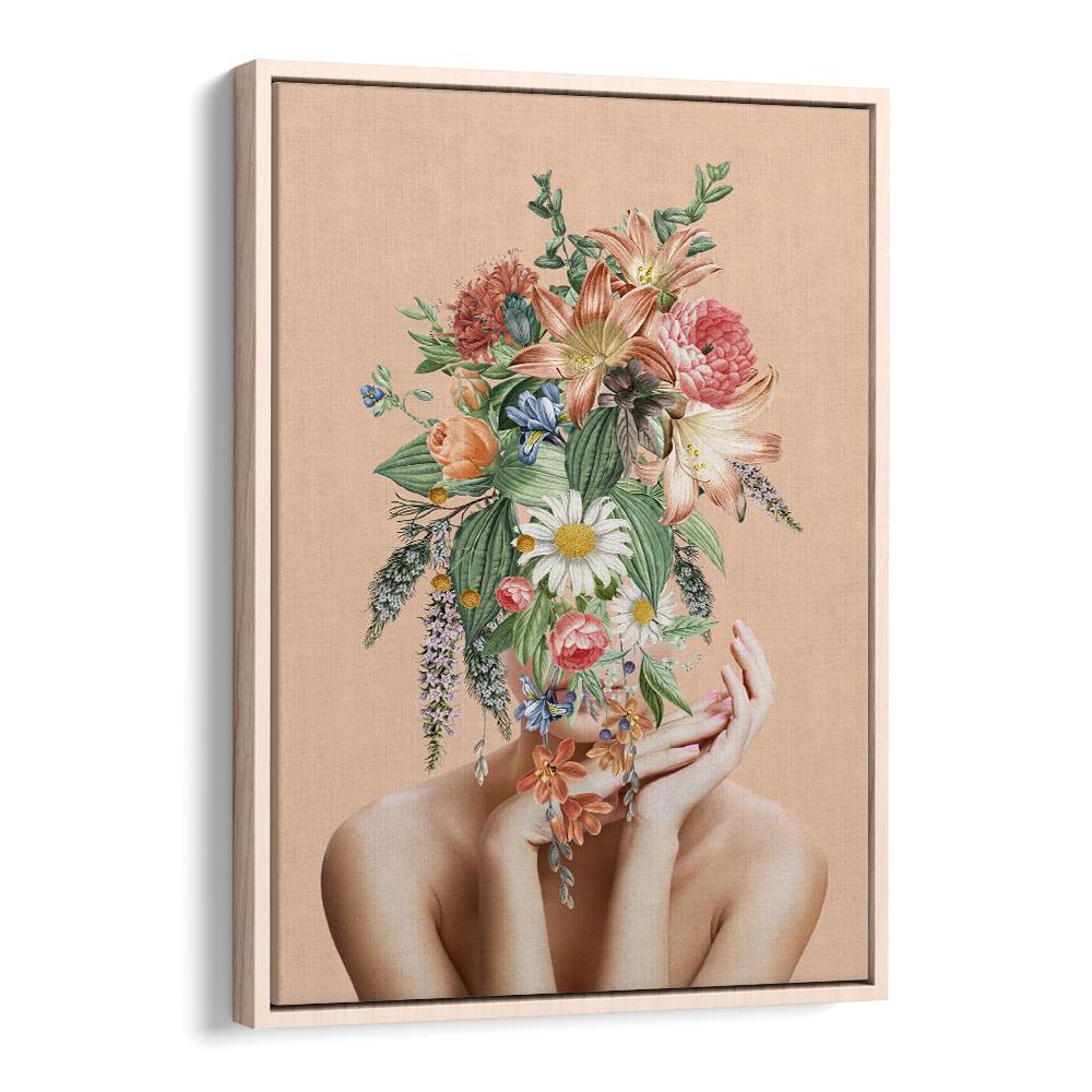 FLORAL WOMAN PORTRAIT