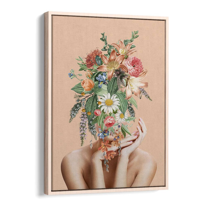 FLORAL WOMAN PORTRAIT