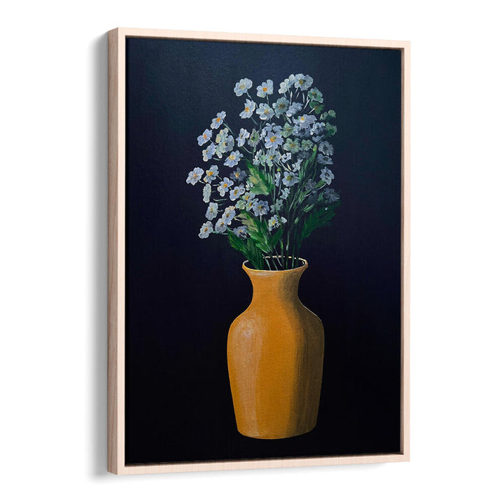 FLOWER PAINTING IN YELLOW VASE