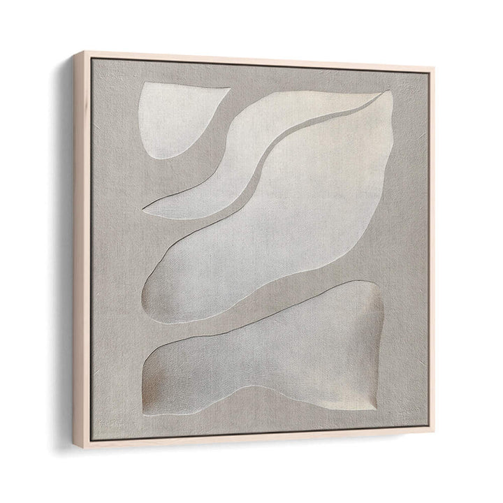 FLOWING SHAPES IN SOFT NEUTRAL TONES , ABSTRACT PAINTINGS