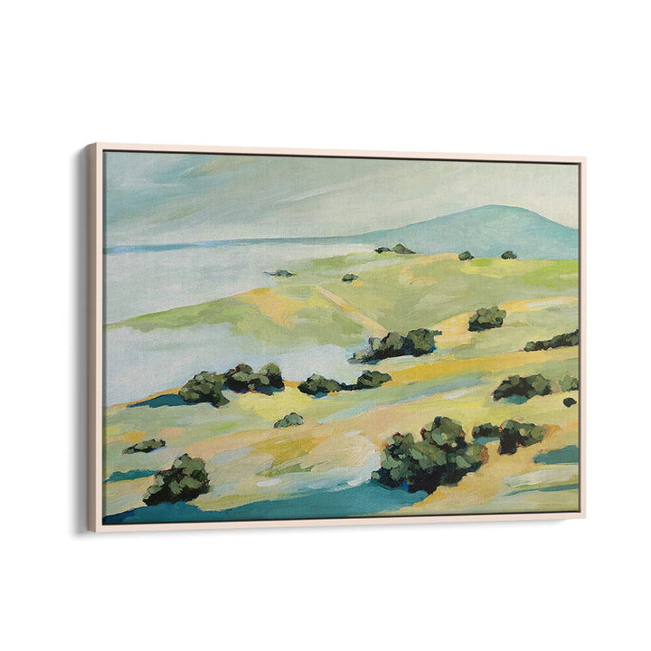 FOG AND HILLS , LANDSCAPE PAINTINGS