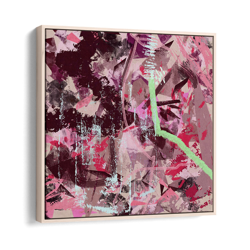 Vibrant FOUR SEASON SUMMER, ABSTRACT PAINTINGS showcasing fluid forms to elevate your living space decor.