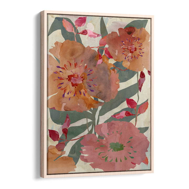 Elegant artwork featuring FREE SPIRIT FLORALS I, a stunning floral design perfect for sophisticated spaces.