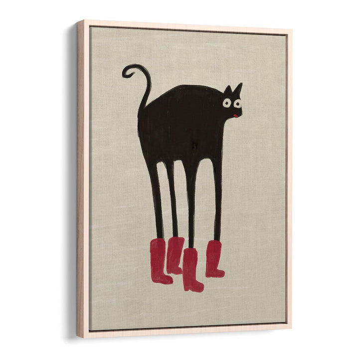 FUNNY BLACK CAT BOOTS