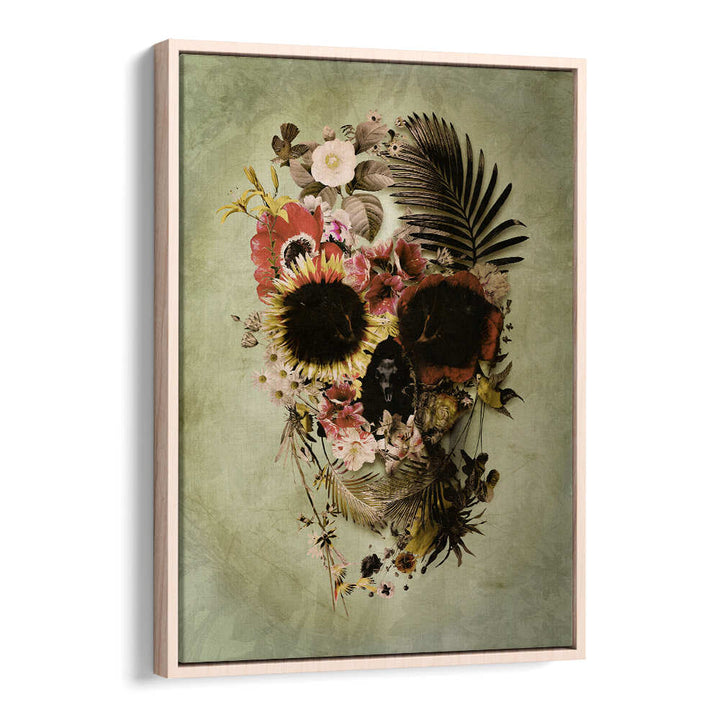 GARDEN SKULL , SURREAL ART PRINTS