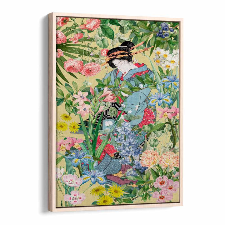 GEISHA AMONG FLOWERS