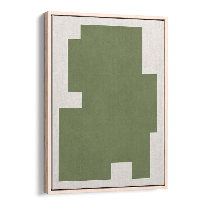 GREEN GEOMETRIC FORM , GEOMETRIC ART PRINTS