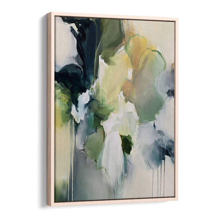 GREEN YELLOW ABSTRACT BLOOM