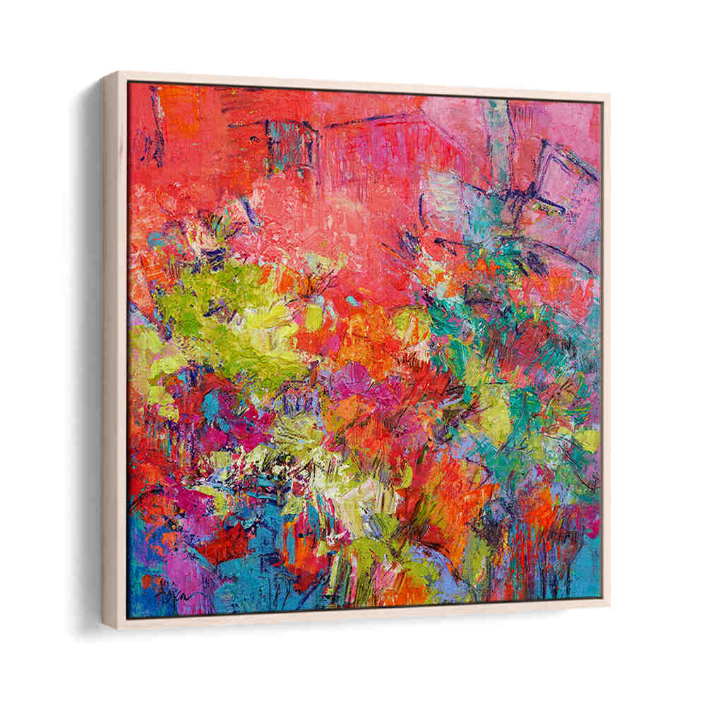 HAPPINESS SPROUTING , ABSTRACT PAINTINGS