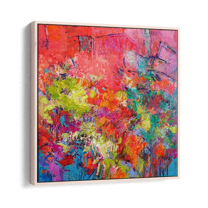 HAPPINESS SPROUTING , ABSTRACT PAINTINGS