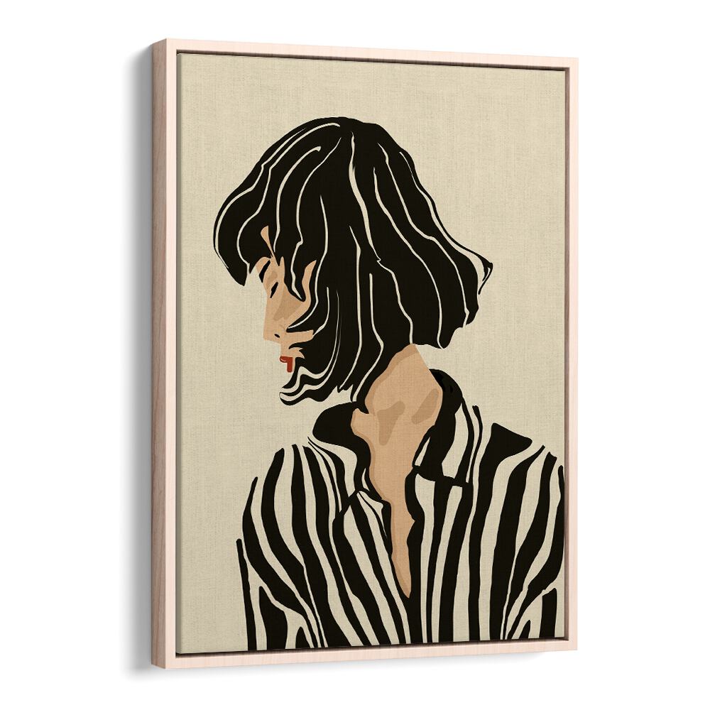 Captivating I AM NOT TALKING TO YOU, JAPANESE PAINTINGS artwork, perfect for expressing personal space and silent communication.