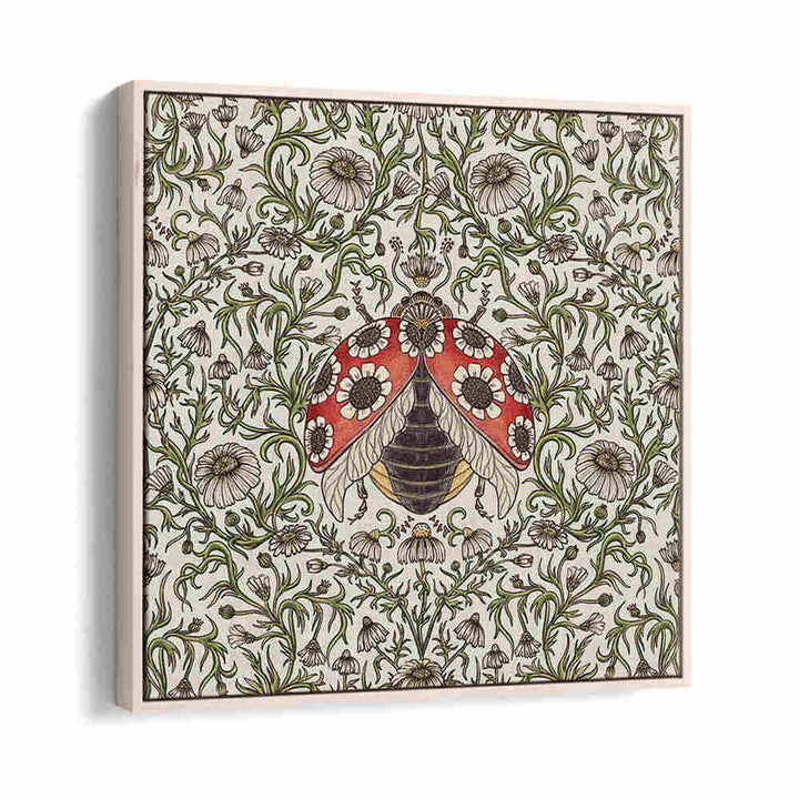 LADYBUG AND DAISY , PATTERN ART PRINTS