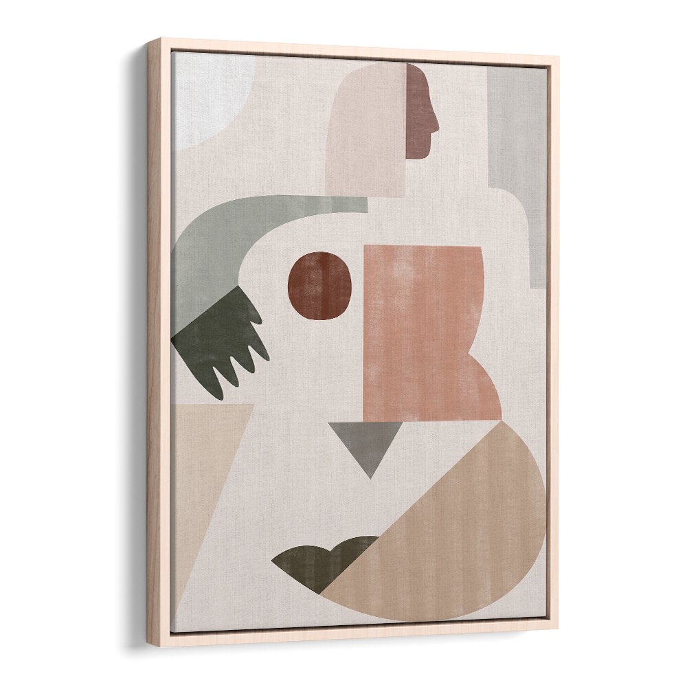 LADY GEOMETRY , BOHO ART PAINTINGS