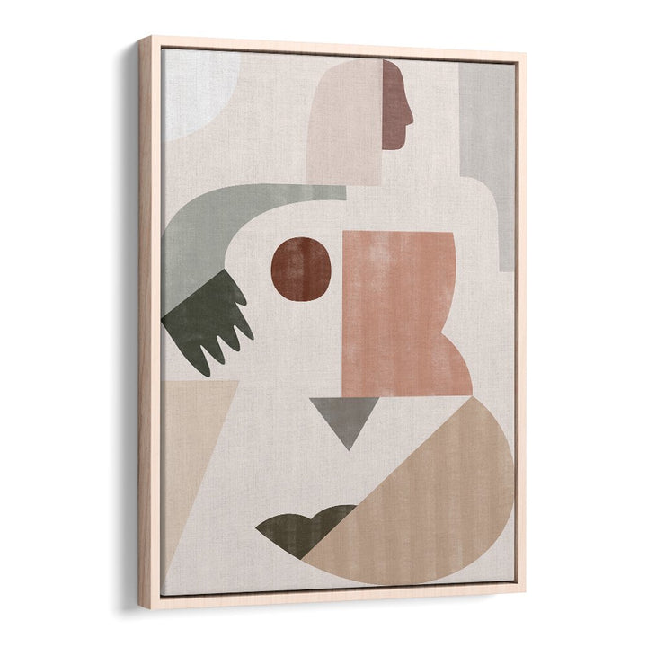 LADY GEOMETRY , BOHO ART PAINTINGS