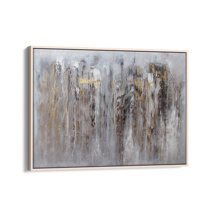 Discover LEO, ABSTRACT PAINTINGS featuring a stunning blend of gray and gold hues, perfect for modern decor.