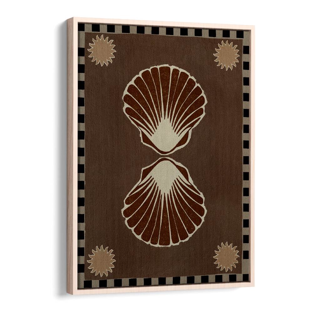 LUSH DUO I, BEACH PAINTINGS features elegant shell designs, perfect for enhancing your coastal-themed decor.
