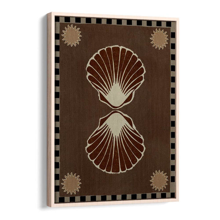 LUSH DUO I, BEACH PAINTINGS features elegant shell designs, perfect for enhancing your coastal-themed decor.