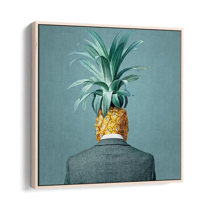 MAN WITH PINEAPPLE HEAD