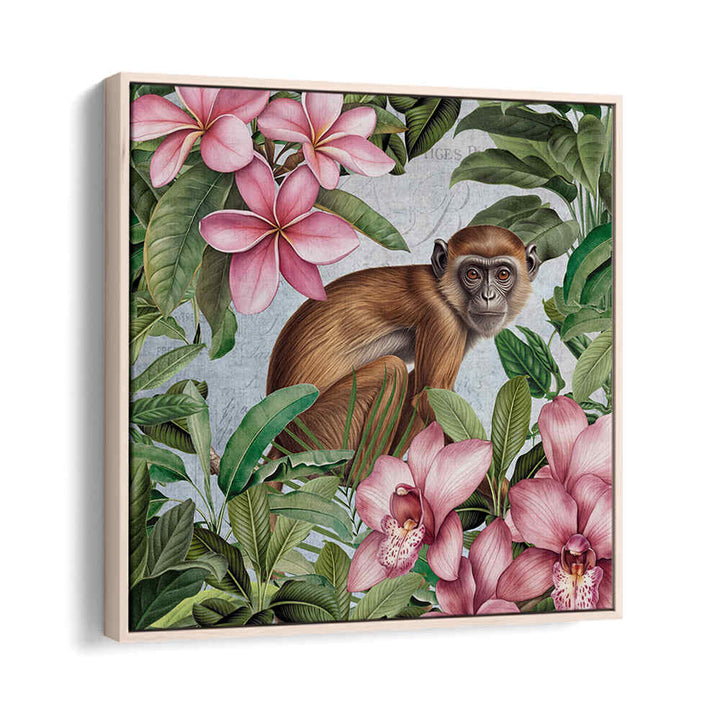 MONKEY GARDEN , ANIMAL PAINTINGS