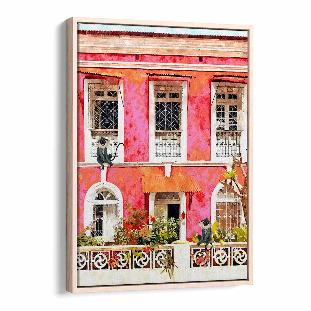 MONKEYS ON PINK HOUSE