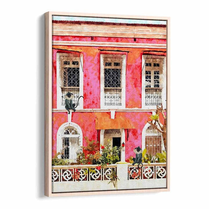 MONKEYS ON PINK HOUSE