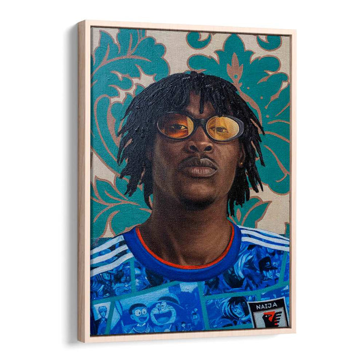 Vibrant NAIJA ANIME, AFRICAN ART PAINTINGS showcasing unique anime styles and African motifs in a striking portrait.