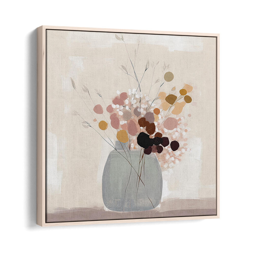MUTED BLOOMS , FLORAL FLOWER PAINTINGS