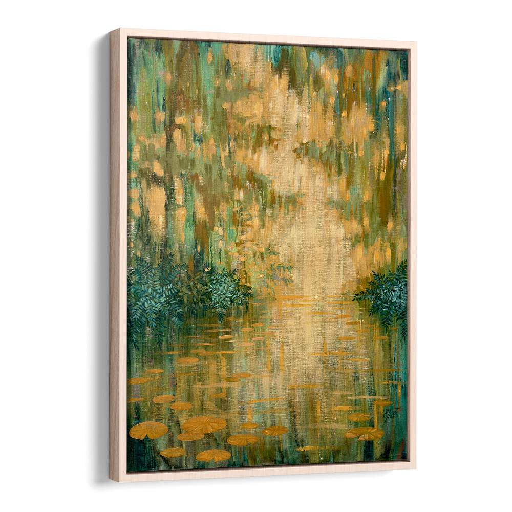 Transform your space with MYSTERIOUS POND, ABSTRACT PAINTINGS featuring serene colors and captivating designs.