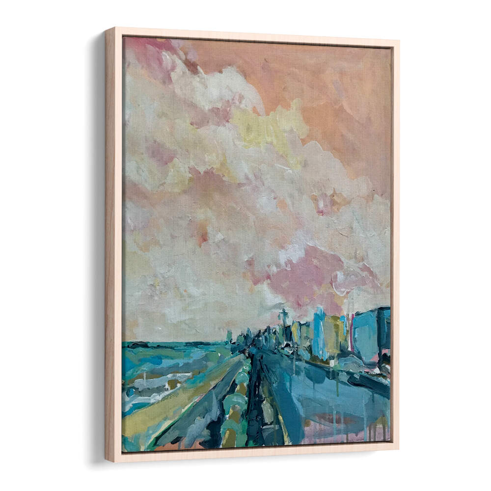 Explore the serene beauty of PASTEL SKYLINE DRIFT, LANDSCAPE PAINTINGS for a captivating living space transformation.
